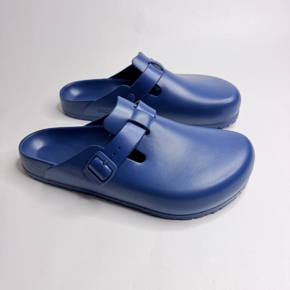 Birkenstock Boston EVA Navy Blue Clogs Men's 12-12.5 EU 45 Waterproof